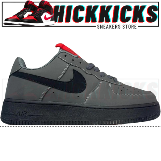 Nike Air Force 1 Gray Black Premium Batch
