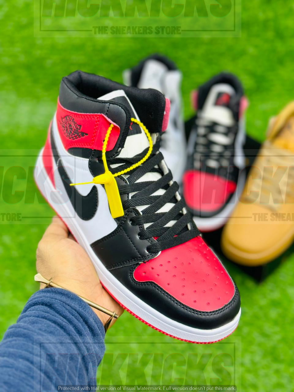 Nike Air Jordan 1 High Bred Toe Premium Batch