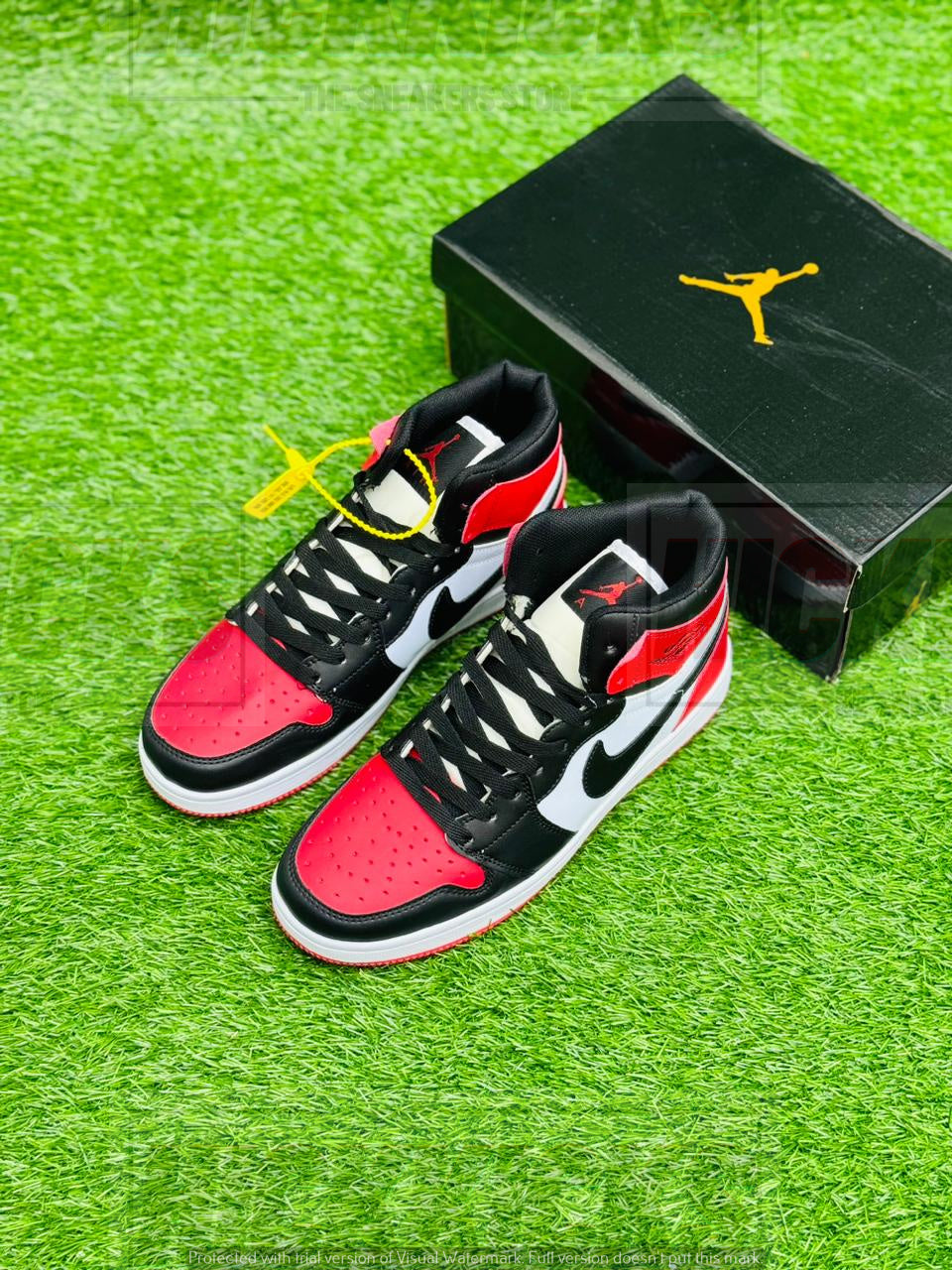Nike Air Jordan 1 High Bred Toe Premium Batch
