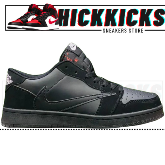 Nike Air Jordan 1 Low Triple Black x Travis Scott