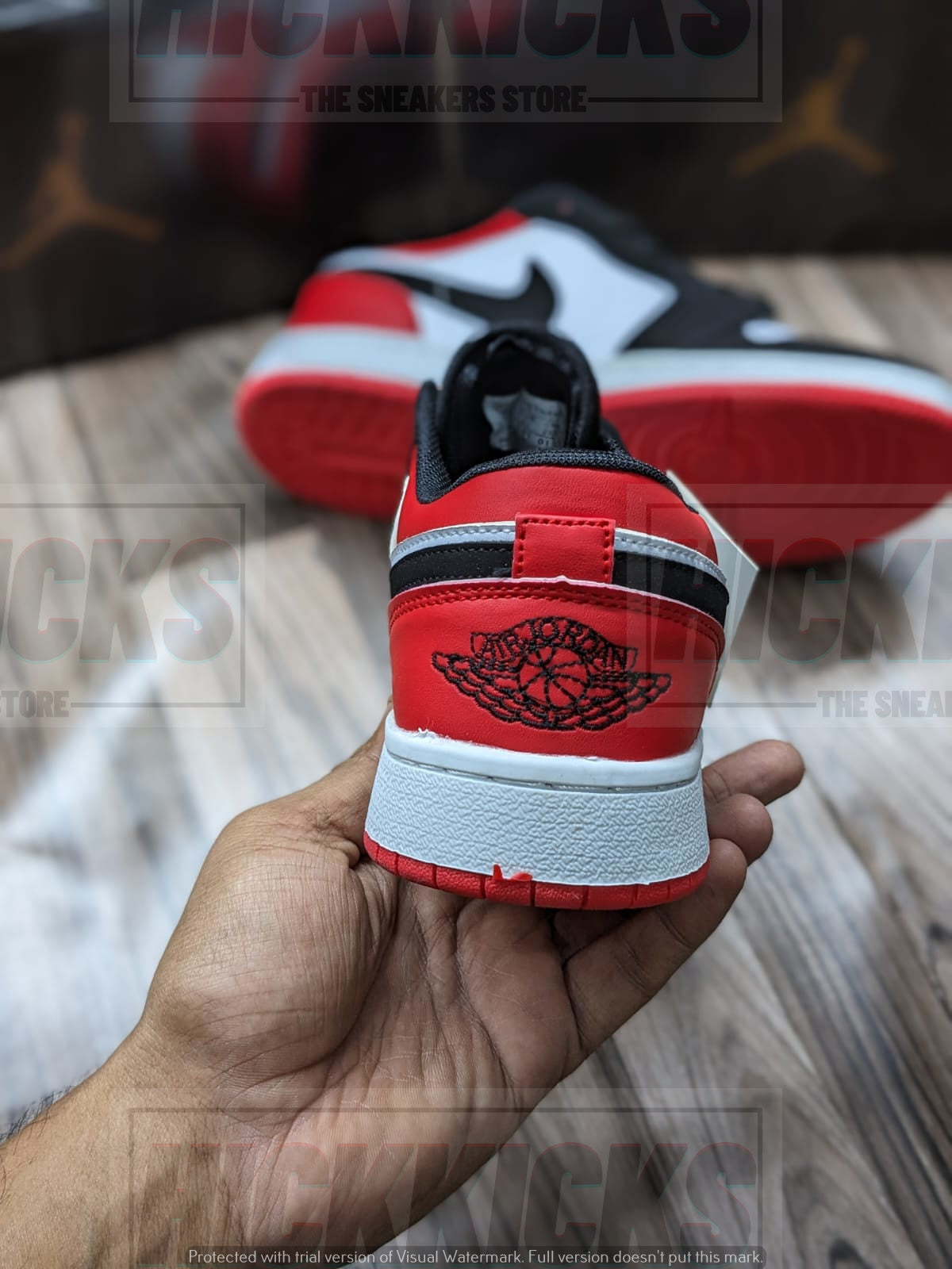 Nike Air Jordan 1 Low Black Toe Velvet Premium Batch