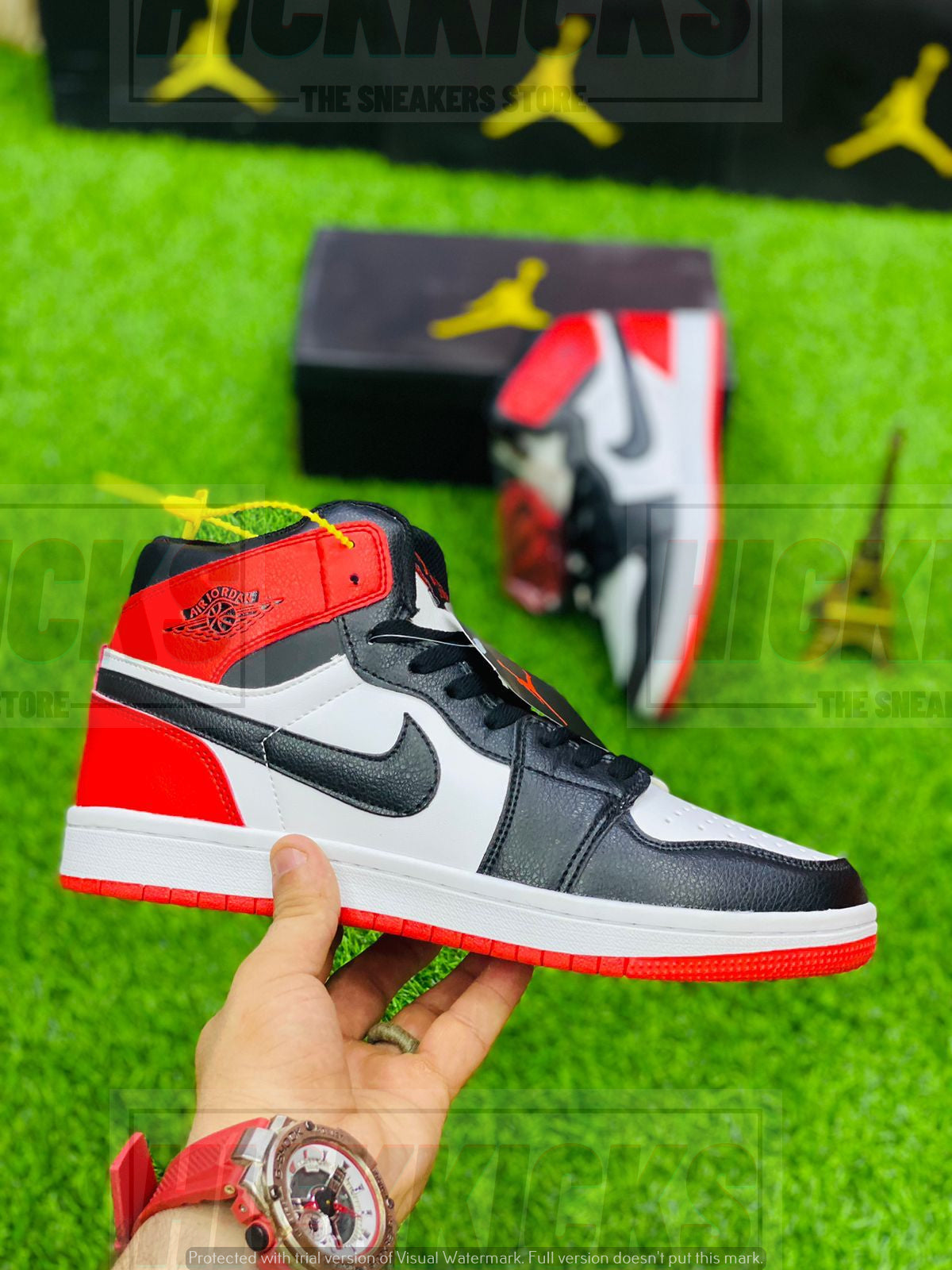 Nike Air Jordan 1 High Black Toe Premium Batch