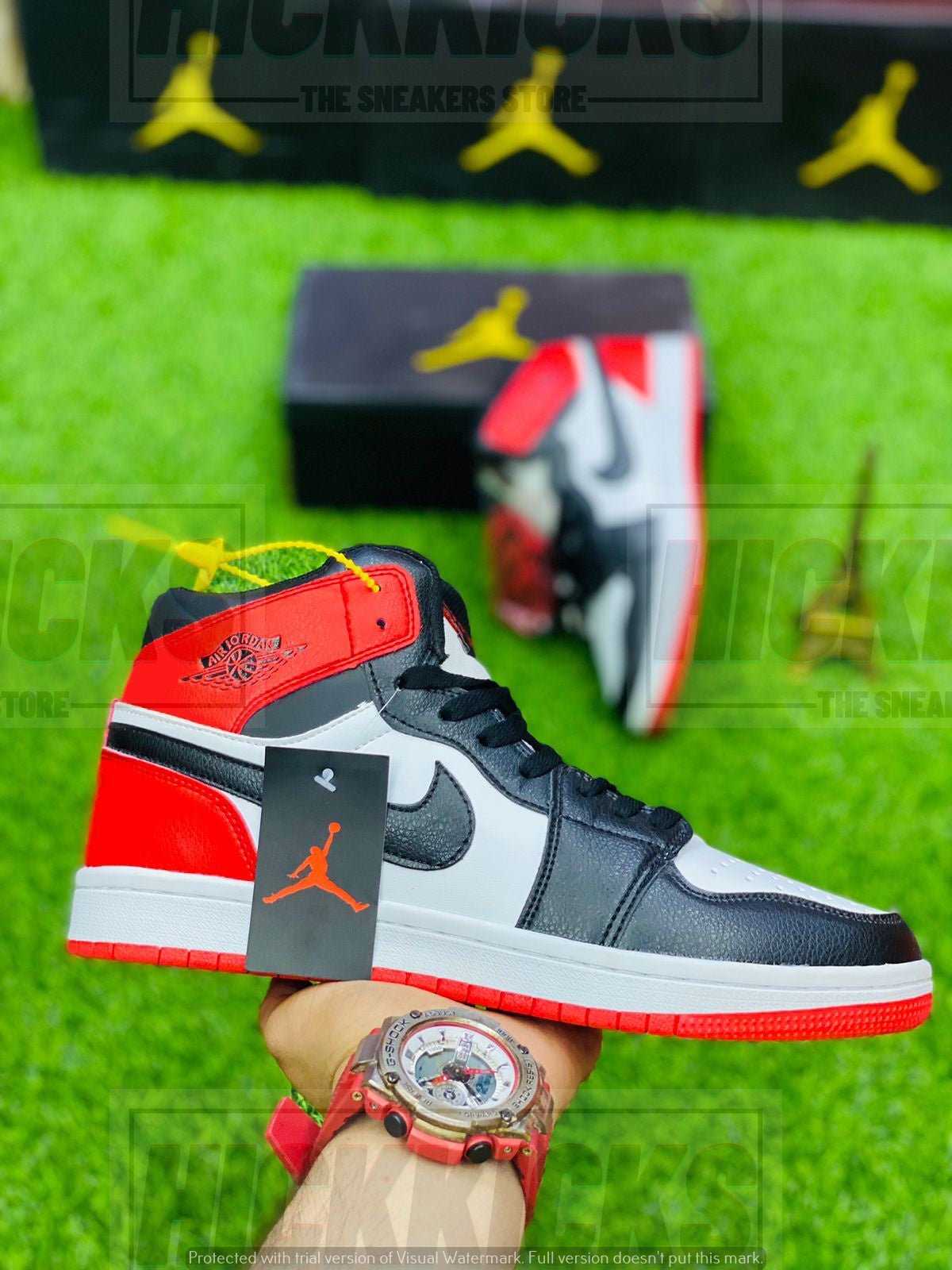 Nike Air Jordan 1 High Black Toe Premium Batch