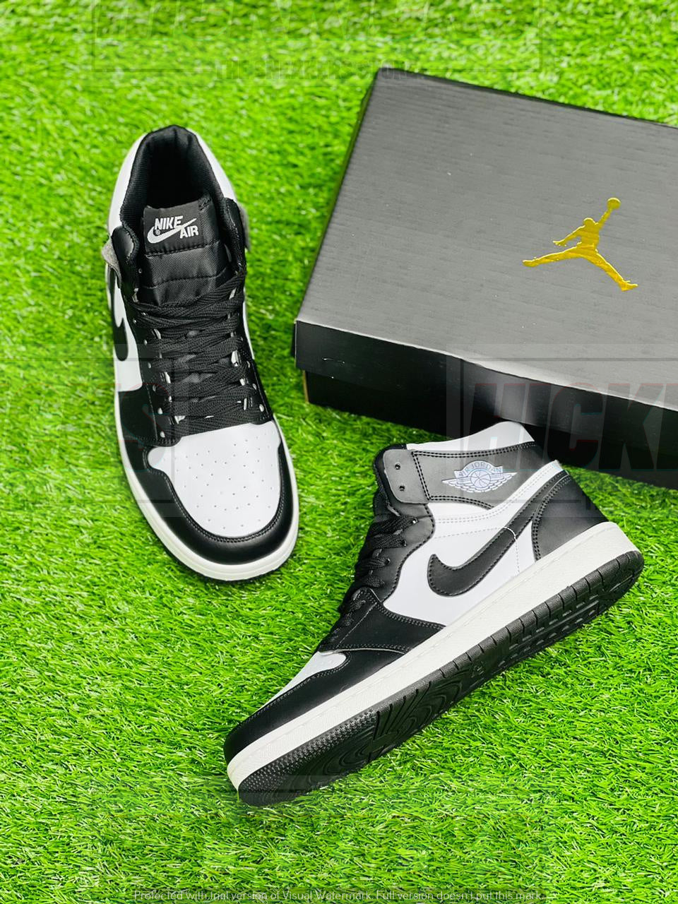 Nike Air Jordan 1 High Black White Premium Batch