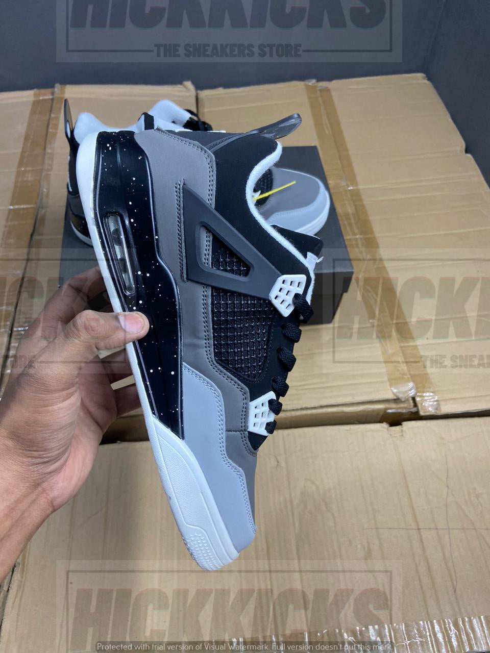 Nike Air Jordan 4 Retro Gray B Premium Batch