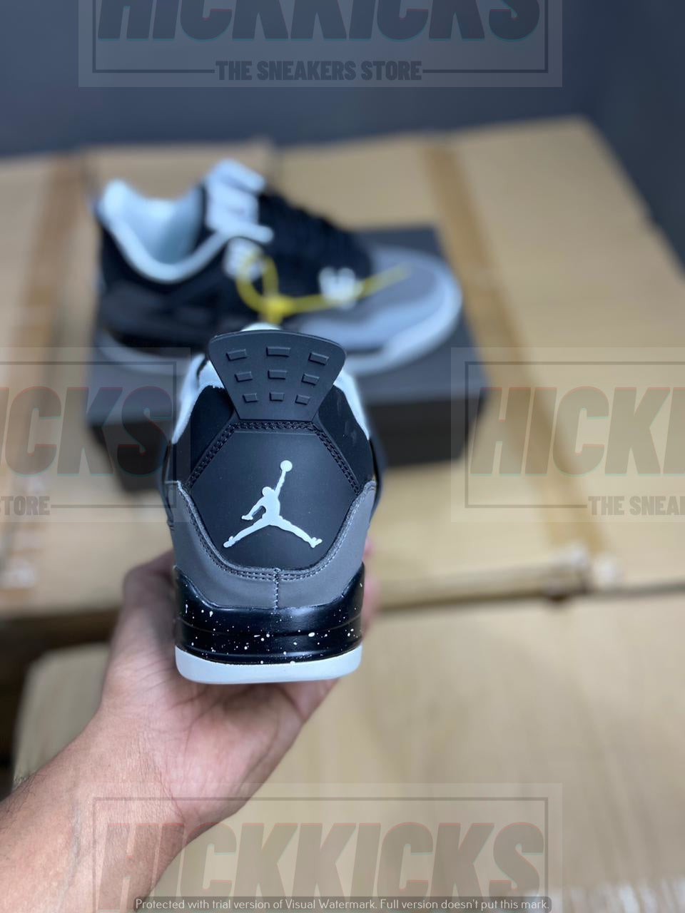Nike Air Jordan 4 Retro Gray B Premium Batch