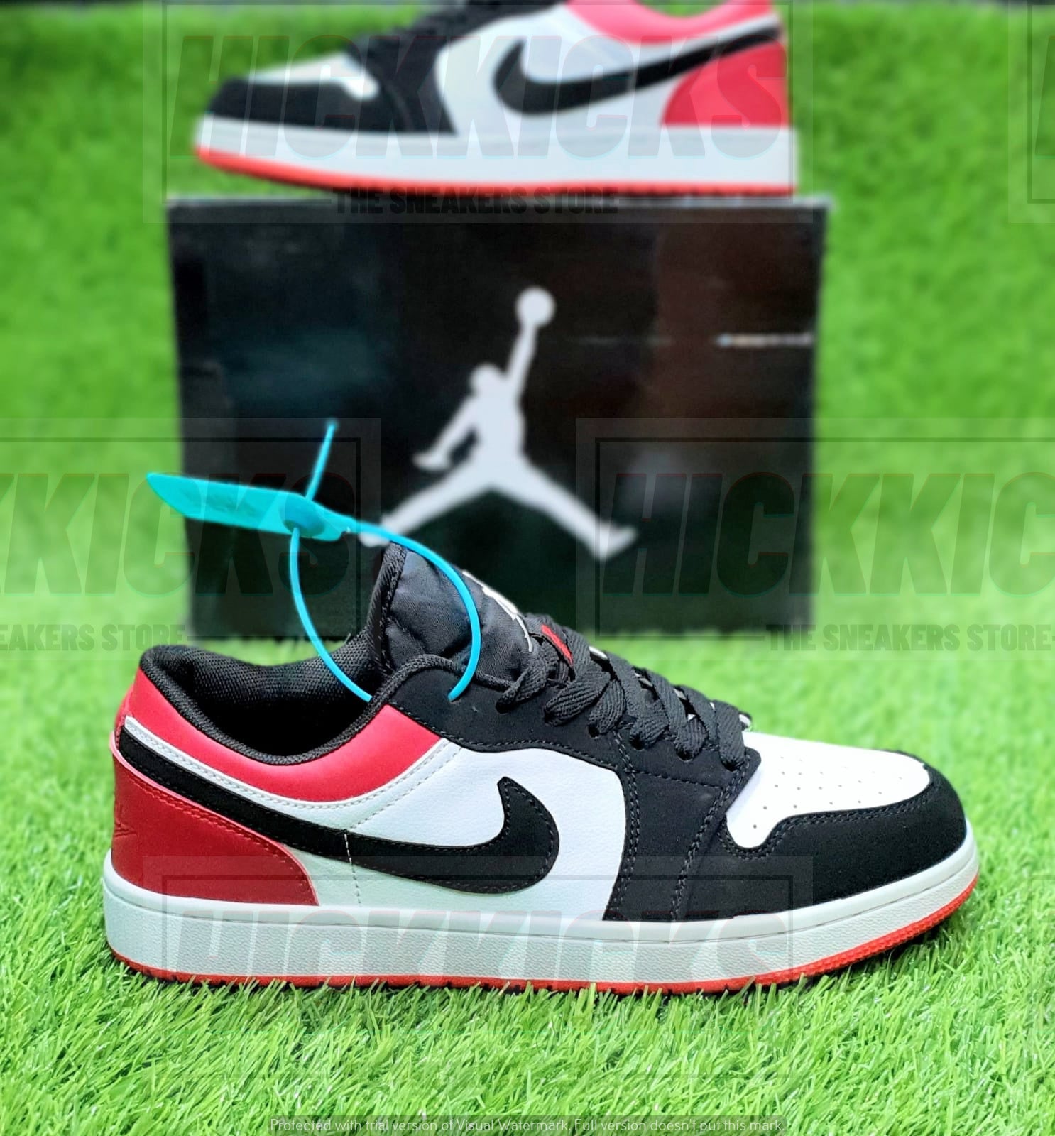 Nike Air Jordan 1 Low Black Toe  Premium Batch